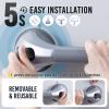 TAILI Suction Grab Rails for Bathroom 2 Pack, 43 CM Suction Handles for Shower, MAX Hold 110 KG Bath Safety Grab Rail for Elderly, Senior, Disabled, No Drilling Handle, Disability Aids - Silver view 3