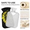 HMZXZ Hot Water Bottle with Cover,Im Fine Everything 2L PVC Themed Capacity Hot Water Bag for Pain Relief, Feet, Menstrual Crampsim fine Everything view 4
