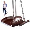 SENZZ Broom and Dustpan Kit, 34.5 Inch Long Handled Dustpan and Brush Set, Dust Pan and Broom with Extendable Handle, Broom Cleans Dustpan Combo for Indoor Outdoor Lobby Kitchen Cleaning and Sweeping view 4
