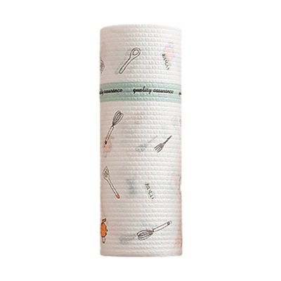 Katolang Kitchen Paper Towel 50/100/200Pcs/Roll Super Water Oil Absorbent Reusable Washable Tear-Off Kitchen Paper Food Grade Napkins Paper Towel 200pcs