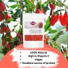 Rulop Dried Goji Berries - 500g - Premium Quality, Vegan, Resealable Pouch view 3