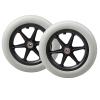 12 Inches 30 Cm High-strength Wheelchair Set Non-inflatable Wheelchair Rear Wheels Professional Wheelchair Spare Wheel Accessories, Saving Manpower (Color : Gray) view 1