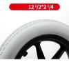 12 Inches 30 Cm High-strength Wheelchair Set Non-inflatable Wheelchair Rear Wheels Professional Wheelchair Spare Wheel Accessories, Saving Manpower (Color : Gray) view 2