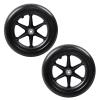 2pcs 12 Inch Wheelchair Wheels Light Wheelchair Accessories Rear Wheels PU Tires Non-pneumatic Tires Manual Wheelchair Rear Wheels (Color : Black) view 1