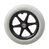 12 Inch Lightweight Wheelchair Accessory Black/Grey Wheelchair Replacement Spare Solid Rear Wheel Non-Slip Rear Wheel (Color : Gray) view 1