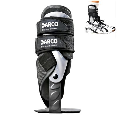 Active Sports Ankle Brace - Premium Ankle Support for ligament damage prevention and treatment - Universal (Left or Right Foot) Football, Rugby, Athletics, Boxing and more (Left - Large - 10-13)