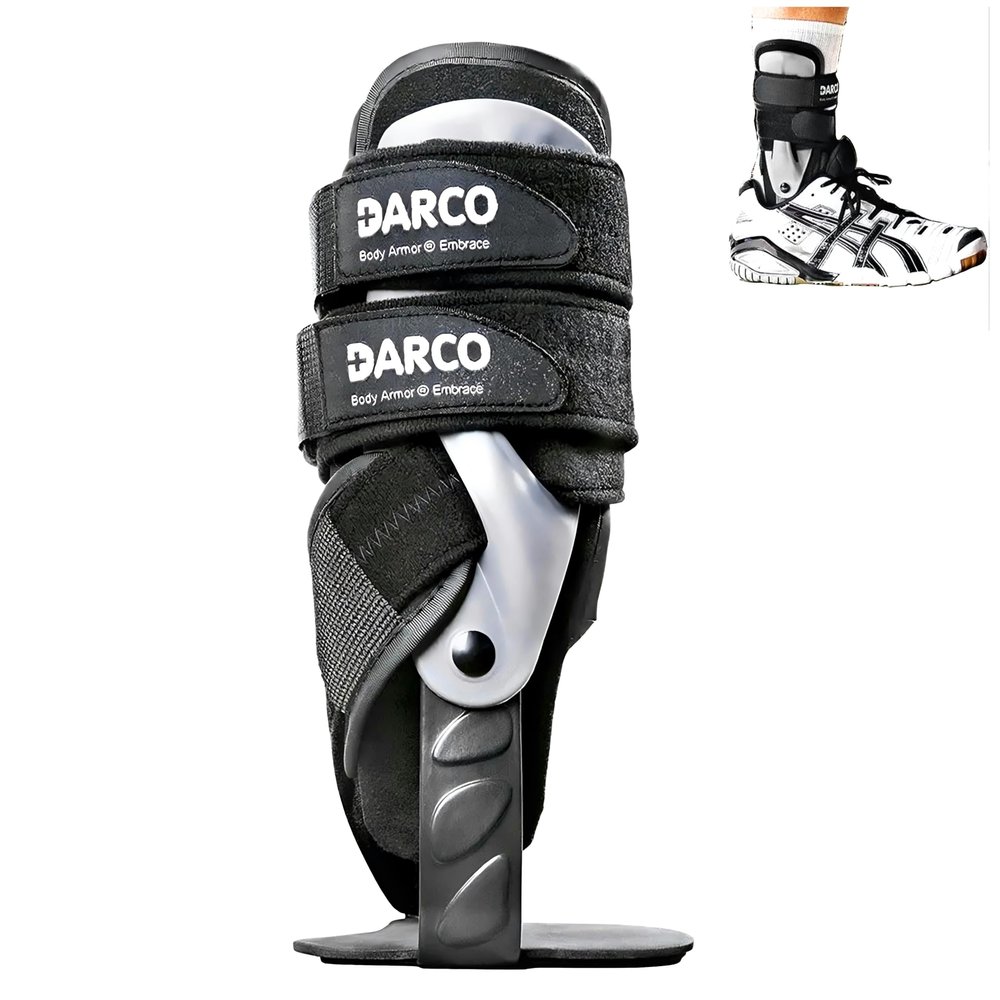 Active Sports Ankle Brace - Premium Ankle Support for ligament damage prevention and treatment - Universal (Left or Right Foot) Football, Rugby, Athletics, Boxing and more (Left - Large - 10-13)