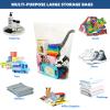 [12 Pack] 16'' x 18'' Large Plastic Bags for Storage, 3.5 Gallon Clear Freezer Bags, Heavy-Duty Reclosable Zipper Storage Bags for Clothes,Traveling, Moving, BPA-Free (3.5 Gallon(12 Pack)) view 4