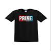 Moonbow Printed Prime Drink Hydration Flavour Logan Paul KSI Funny Unisex Youtuber T-Shirt Black view 1