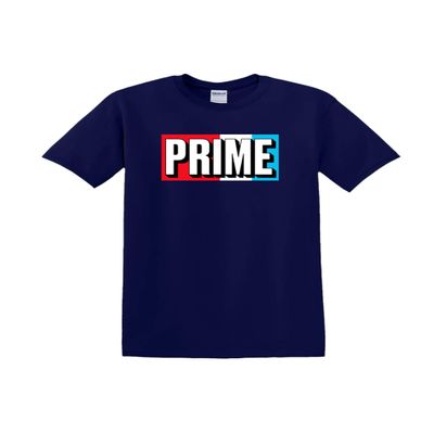 Moonbow Printed Prime Drink Hydration Flavour Logan Paul KSI Funny Unisex Youtuber T-Shirt Navy