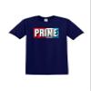 Moonbow Printed Prime Drink Hydration Flavour Logan Paul KSI Funny Unisex Youtuber T-Shirt Navy view 1