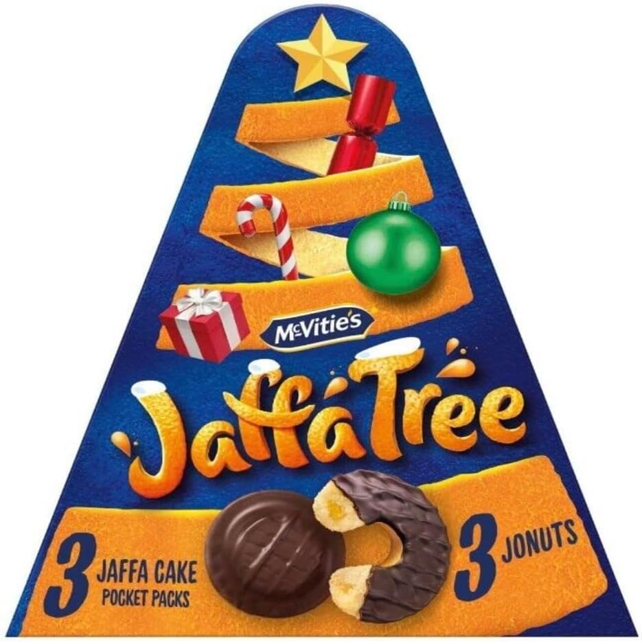 Jafffa Cake Tree Christmas Jafffa Cake Jaffs Jounuts Doughnuts And Jafffa Cakes Treat British Classic Snack Tea Break