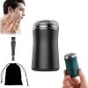 Ailsion Pocket Size Washable Electric Razor, Ailsion Shaver, Ailsion Pocket Shaver, Pocket Size Portable Shaver Wet and Dry Mens Razor USB, Electric Razor for Men Face Clean (1Pcs-Black) view 1