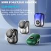 EXQST Men's Mini Shaver 2023, Men's Electric Shaver One Touch Use Pocket Washable Electric Shaver Waterproof Powerstorm Shaver view 3