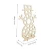 OHPHCALL Christmas Calendar Snowman Wooden Candy Holder with 24 Compartments for Store and Party Use view 2