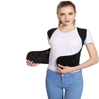 Adjustable Back Posture Corrector Back Shoulder Lumbar Brace Spine Support Belt Adult, Smart Posture Corrector for Adults & Teens & Kids, Improves Humpback, Clavicle Support(Size:XX-Lager) ()