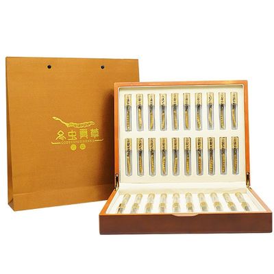 Akersunder Genuine Dried Cordyceps sinensis/winterworm summerherb, Ophiocordyceps sinensis, naqu cordyceps nagqu Featured Gift Set. (Specifications 1g 4pcs), 40 pcs