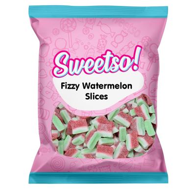 Sweetso 1KG Pick n Mix Sweets Sharing Bag (Fizzy Watermelon Slices)