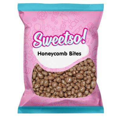 Sweetso 1KG Chocolate Honeycomb Bites Pick n Mix Sweets Sharing Bag