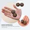 BESPORTBLE 2pcs Portable Handheld Massage Smooth Jade Exercise for Palm Massage and Hand Therapy Stone for Fitness and Relaxation for Stress Relief and Hand Training view 3