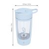 Electric Shaker Bottle,Portable Mixer Cup 650ML Rechargeable Fitness Portable Shaker Cup for Protein Shakes and Meal Replacement Shakes view 2