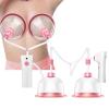 XJZHANG Electric Breast Nipple Massager, Chest Massage Machine with Simulated Human Massage Technique, Negative Pressure Vacuum Breast Cup Liposuction Device for Chest Enlargement Enhance view 1