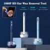 Ear Wax Removal Tool 1080P HD Ear Camera Set, Smart Endoscope With Storage Base, Ear Cleaner With Tweezers, Household Multifunctional Otoscope, Powerful Wifi Chip (Color : Blue A, Size : Set) view 3