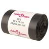 vidaXL LDPE Bin Bags - Black 60L Trash Can Liners - Rubbish Bag Roll for Home, Office, & Outdoor Use - Pack of 250 Bags view 1