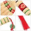 Homoyoyo Household Corn Broom Chinese Style Handle Natural Material Dust Brush for Cleaning for Bed Sofa Carpet Hard Reach Areas Wear-resistant view 2