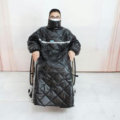 Wheelchair Cosy Cover, Wheelchair Blanket for Warmth and Comfort Wheelchair Leg Cover Plush Heated Blanket
