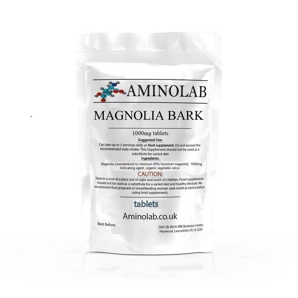 Aminolab - Magnolia Bark 1000mg 365 Tablets