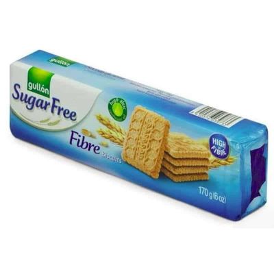 Gullon Sugar Free Biscuits (Pack of 5, Fibre Biscuits)