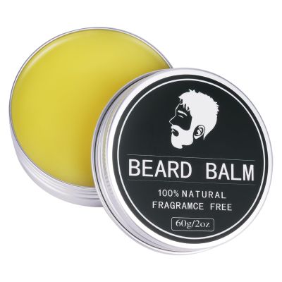 LOPHE Natural Beard Care Blend - Organic Beard Oil & Wax Conditioner for Softening Facial Hair, Eliminating Dandruff & Promoting Growth (60g)