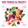 Sugar-Free, Low Calorie Water Enhancer  Hydrate, Support Immunity, Heart, Brain & Bones, Boost Metabolism & Energy with Ginseng & Ginkgo, 4 Flavours  Raspberry, Cherry, Lime, Pineapple, 48 Sachets view 3