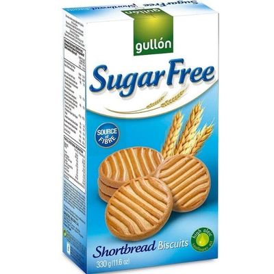 Gullon Sugar Free Biscuits (Pack of 3, Shortbread Biscuits)