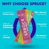 Sugar-Free, Low Calorie Water Enhancer  Hydrate, Support Immunity, Heart, Brain & Bones, Boost Metabolism & Energy with Ginseng & Ginkgo, 4 Flavours  Raspberry, Cherry, Lime, Pineapple, 96 Sachets view 4