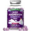 Magnesium Gummies for Sleep | 5400mg Magnesium Citrate Per Bottle | Two Month Supply | 90mg x 60 Berry Flavour Vegan Gummies | Nature's Truth view 1