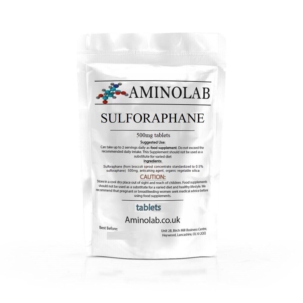 Aminolab - Sulforaphane 500mg 365 Tablets