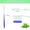 Disposable Toothbrush, 50 Pack Travel Toothbrush Set, Disposable Toothbrushes Multipack Manual Toothbrushes with Soft Bristle, Individually Packaged for Travel, Hotel Amenities, Bathroom, Charity view 2
