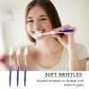 Disposable Toothbrush, 50 Pack Travel Toothbrush Set, Disposable Toothbrushes Multipack Manual Toothbrushes with Soft Bristle, Individually Packaged for Travel, Hotel Amenities, Bathroom, Charity view 3