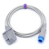 skmeditec Compatible with Comen Spo2 Sensor with Masimo SpO2 technology, 9.8FT Large Sleeve Probe Cable with12 pins connector, Replacement Cord view 1