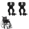 2pcs Walking Stick Holder,Walking Stick Rack for Wheelchair,Drive Rollator,Walker,Universal Crutches Stick Bracket Accessories for Elderly Walkers Wheelchairs Electric Scooters Mountain bikes(Black) view 1