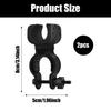 2pcs Walking Stick Holder,Walking Stick Rack for Wheelchair,Drive Rollator,Walker,Universal Crutches Stick Bracket Accessories for Elderly Walkers Wheelchairs Electric Scooters Mountain bikes(Black) view 2