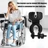 2pcs Walking Stick Holder,Walking Stick Rack for Wheelchair,Drive Rollator,Walker,Universal Crutches Stick Bracket Accessories for Elderly Walkers Wheelchairs Electric Scooters Mountain bikes(Black) view 3
