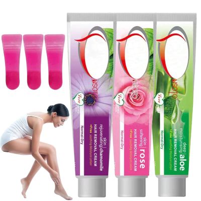 Hair Removal Cream Skin Friendly Hair Removal Cream Skin Rejuvenating Chamomile Hair Removal Cream Flawless Depilatory Cream Suitable for All Skin Types