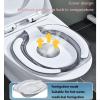 Sitz Bath For Toilet Seat, Toilet Seat Sink For Postpartum Care Portable Bidet Sitz Bath Toilet Seat Sink For Postpartum Care Elderly Disabled Or Hemorrhoid Treatment (A) view 3