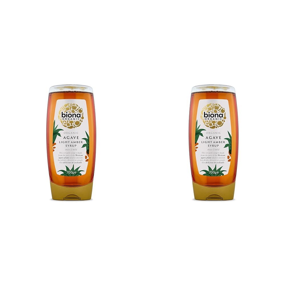 Biona Organic Light Agave Syrup 700g (Pack of 2)