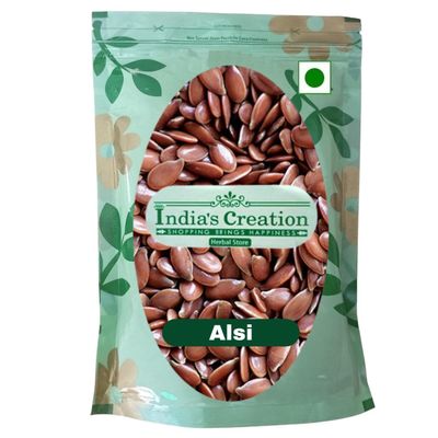 Alsi-Flax-Linum Usitatissimum-Lin-Raw Herbs-Jadi Booti-Single Herbs (250 Gram)