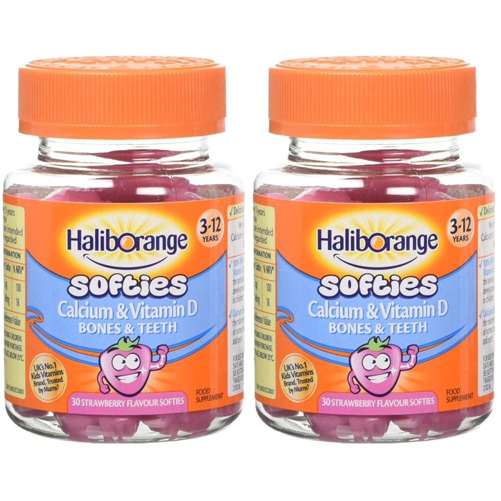 Haliborange Kids Calcium and Vitamin D Softies 30 (Pack of 2)