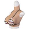 HUANQIN Simulation Boob Fake Breasts False Breasts False Boobs Silicone Filled I Cup, Breast Fake Breast Milk Fake Boobs Artificial Boobs, Silicone Breastplate Fake Boobs False Breast, Asian Yellow view 1